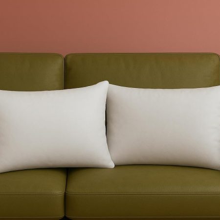 12x20 Throw Pillow Insert (Pack of 2, White), Bed and Couch Pillows Stuffer Hypoallergenic, Lumbar Support Decorative Home Outdoor Pillow Filler (Non Woven, 2 Pack)